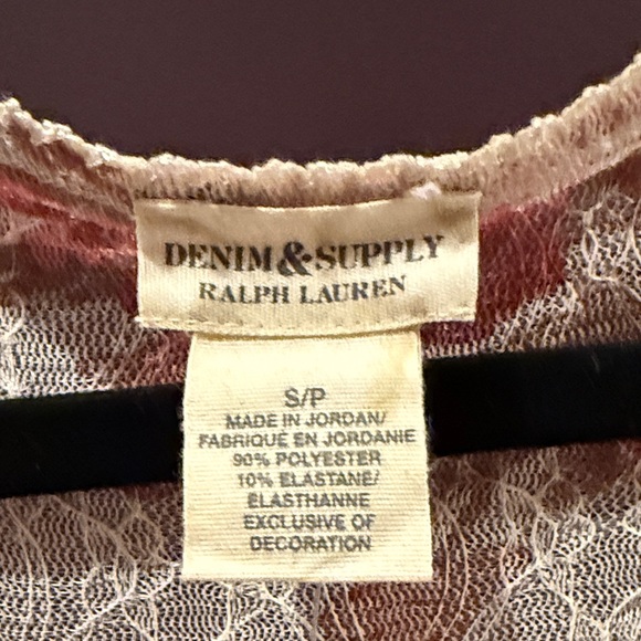 Denim & Supply Ralph Lauren Floral Lace Blouse - Picture 4 of 4